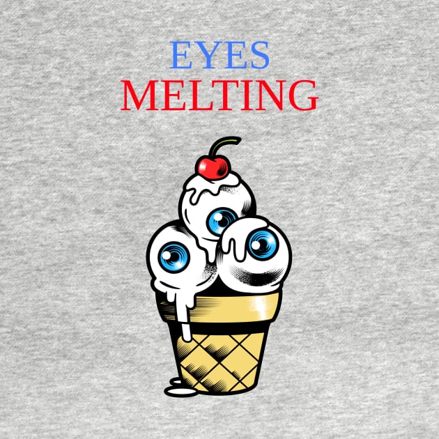 Eyes Melting by Vintage Oldschool Apparel 